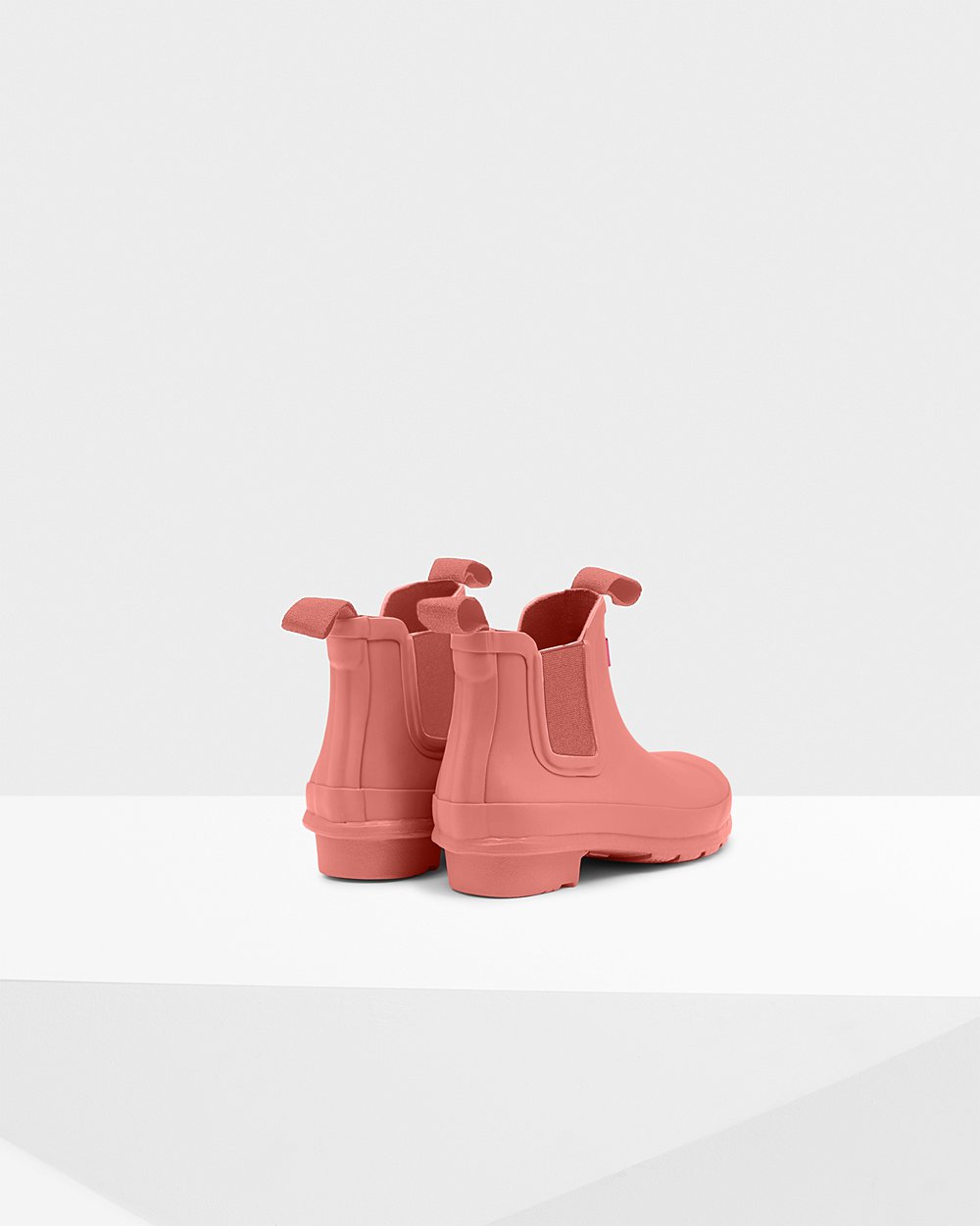 Kids Hunter Original Big | Chelsea Boots Pink | NZ-3915-ABRX